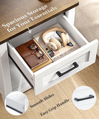 Decofy Farmhouse Nightstand - Image 6