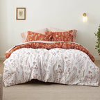 Bedsure Terracotta King Comforter Set - Image 3