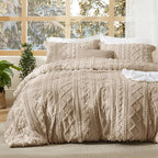 Bedsure Tufted Boho Comforter Set Full Size by Unknown