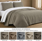 Chezmoi Collection Austin 3-piece Oversized Bedspread Coverlet Set - Image 5