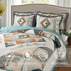 VAPUTAR Cotton Fill Quilt King Size Bedding Set - Image 2
