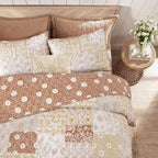 Twin/Twin XL Quilt Set-2 Pieces Soft Bedding Floral Patchwork Coverlet | All - Image 7
