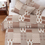 Quilt Set King Size 3 Piece Bedspread Coverlet Lightweight Comforter Microfiber - Image 5