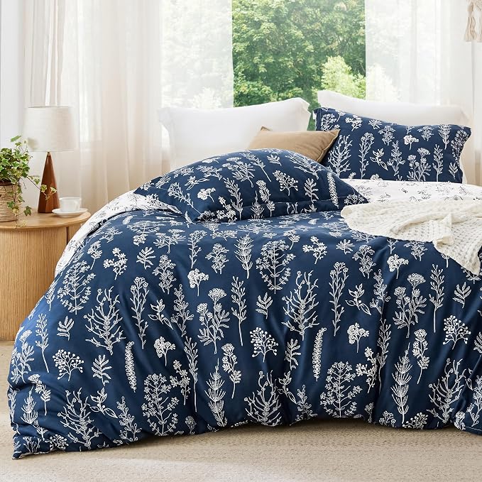 Bedsure Navy Queen Comforter Set by Unknown