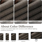Memory Shape Pinch Pleated Blackout 86 Inch Bedroom Curtains 2 Panels Set - Image 10