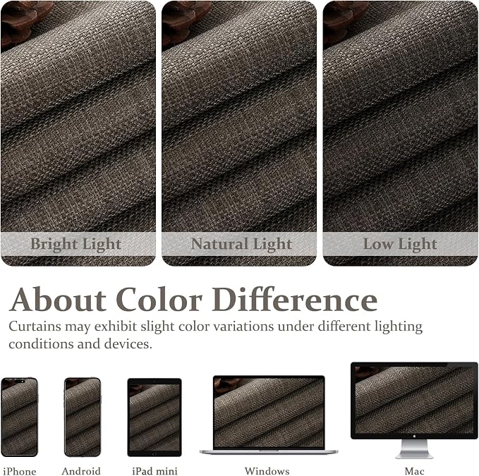 Memory Shape Pinch Pleated Blackout 86 Inch Bedroom Curtains 2 Panels Set - Image 10
