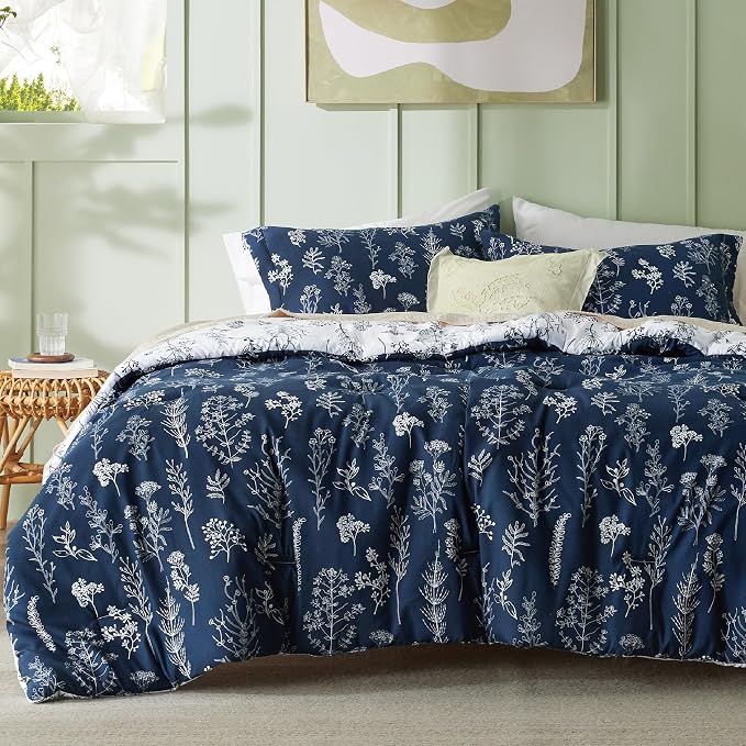 Bedsure Navy King Comforter Set by Unknown