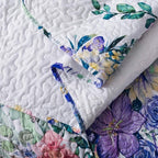 Queen Quilt Set 3-Piece Bedspread Quilted Oversized Lightweight Microfiber - Image 6