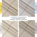 NICETOWN 100% Blackout Taupe Plaid Curtains - Image 2