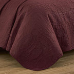 Chezmoi Collection Austin 3-piece Oversized Bedspread Coverlet Set - Image 6