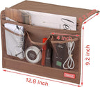 HAKACC Bedside Storage Organizer, Remote Control Holder, Bed Pockets | Bedside - Image 2