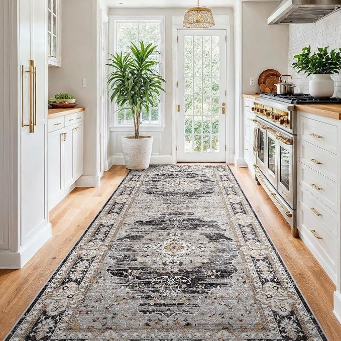 4x8 Washable Hallway Runner Rug - Image 7