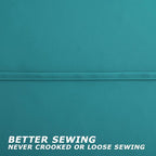 KOUFALL Teal Blackout Insulated Thermal Window Curtain Panels - Image 3