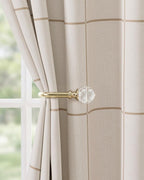 NICETOWN 100% Blackout Plaid Curtains - Image 5