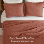 Madison Park King Quilt Bedding Set, Cottage-Inspired Damask, Classic Stitch - Image 5