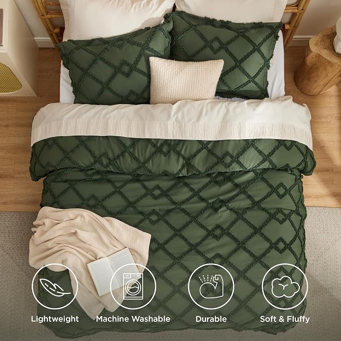 Bedsure Boho Comforter Set King - Image 4