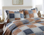 3-Piece King Quilt Sets Patchwork Bedspreads - Image 2