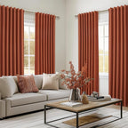 Fall Burnt Orange Curtains Blackout 86 Inches Long 2 Panels Set, Terracotta - Image 5