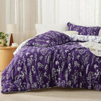Bedsure Dark Purple Queen Comforter Set by Unknown