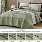King Size Quilt Set Weat Green - Image 7