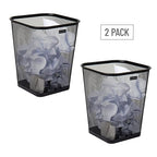 Mind Reader Mesh Trash Can, Waste Paper Basket, Metal Mesh, 9.75"L x 9.75"W x - Image 7