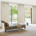 Extra Long 112 Inch Long Natural Linen Blackout Tall Curtains - Image 8