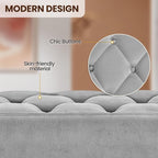 Yaheetech 45in Upholstered Velvet Ottoman Bench Seat - Image 6