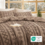 Bedsure Tufted Boho Comforter Set King Size - Image 5