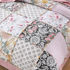 Etwel 100% Cotton Patchwork Queen Size Quilt Set - Image 8