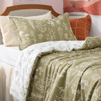 Bedsure Olive Green Twin/Twin XL Comforter Set - Image 4