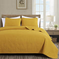 Chezmoi Collection Austin King Bedspread Set 3-Piece Pinsonic Quilted Oversized by ChezmoiCollection