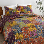 Secgo King Size Comforter Set- 100% Cotton Quilt King Size Set, Sage bedspreads - Image 2