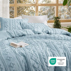 Bedsure Tufted Boho Comforter Set Full Size - Image 5