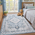 Macgace Washable Vintage Area Rug - Image 2