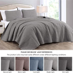 Chezmoi Collection Austin 3-piece Oversized Bedspread Coverlet Set - Image 5