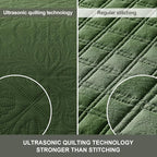 Hansleep Olive Green Quilt Queen Size - Image 4