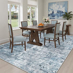 Soalmost Abstract Rug 5x7 Washable Area Rugs - Image 3