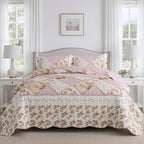 Etwel Lightweight Patchwork King Size Quilt Set by Unknown