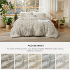 Bedsure Tufted Boho Comforter Set King Size - Image 9
