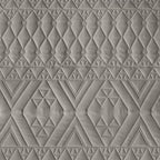 akkialla Twin Size Quilt Bedding Set, Dark Grey Lightweight Microfiber Soft - Image 8