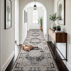 4x12 Washable Hallway Runner Rug by Puino