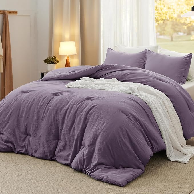 Bedsure Oversized Queen Comforter Set, 3 Pieces GentleSoft™ Bed Set, 1 by Unknown