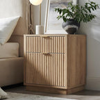 T4TREAM 23'' Fluted Nightstand Set of 2 - Image 3