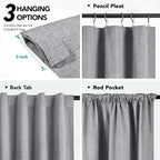 Deconovo 100% Blackout Curtains - Image 4