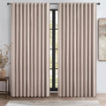 Extra Wide 70 Inch Blackout Curtains 96 Inches Long by QJMYDECO