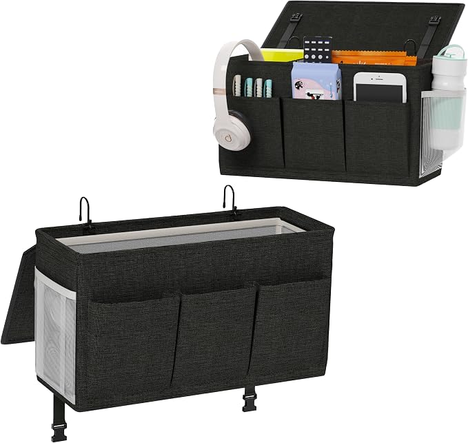 Bedside Caddy Storage Organizer by Edudif