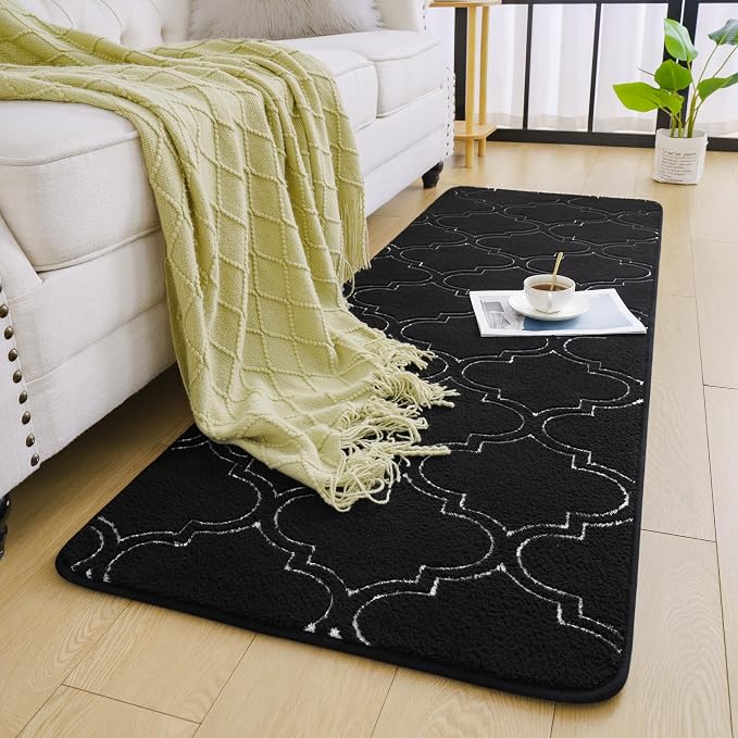 Chicrug 2x6 Shag Geometric Modern Runner Rug - Image 3