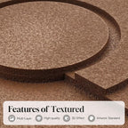 Large 3D Textured Framed Neutral Abstract Wall Art - Image 3