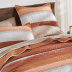 King Size Quilt Set Orange - Image 3