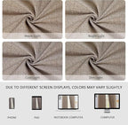 IGEMAEVE Blackout Curtains & Drapes Ivory White 100" W x 108" L | Bedroom | - Image 9
